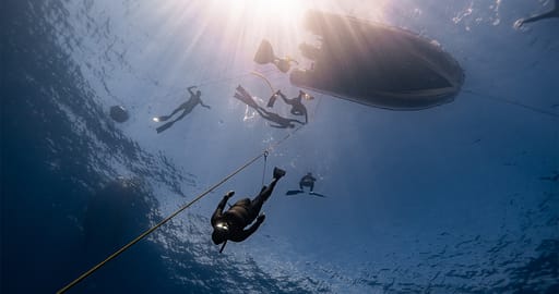 Claire Walsh free diving