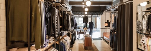 Mens clothes shop