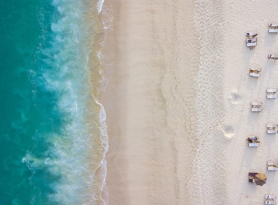 Investec Rewards - beach top view