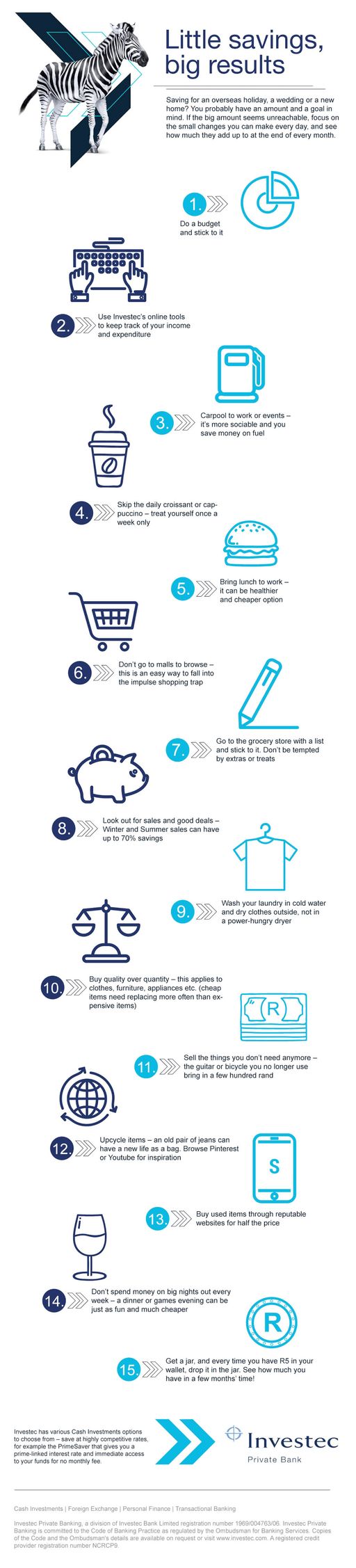 Little savings, big results infographic