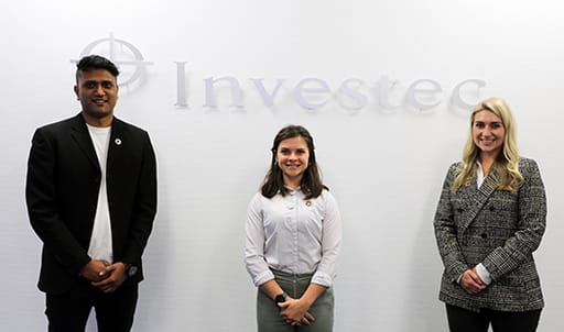 YSIP team photo Investec ambassadors