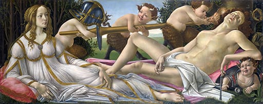 Boticelli's Venus and Mars