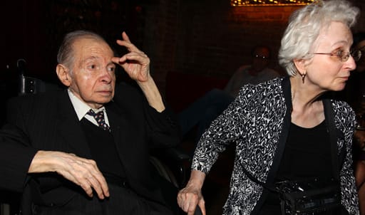 Dorothy and Herb Vogel at their movie premier
