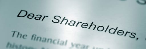 Dear Shareholders letter