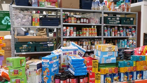 Food bank supported by Investec