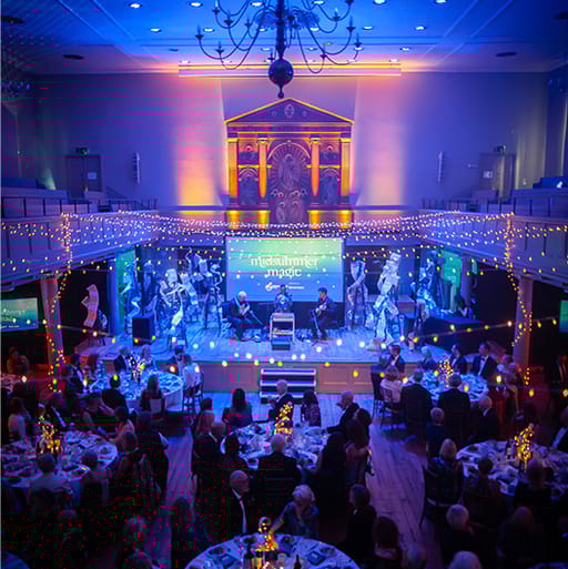 Midsummer Magic Gala dinner at St George’s Bristol