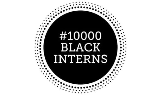 10000 black interns logo