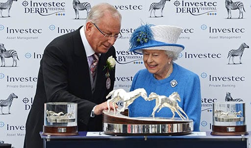 Bernard Kantor and HM Elizabeth II