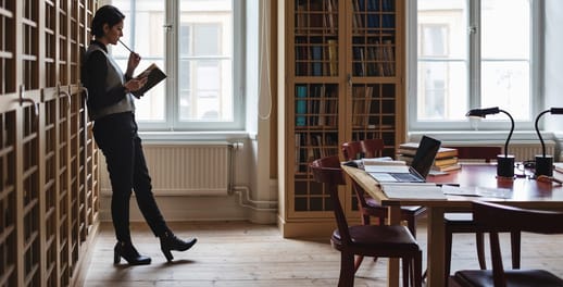 attorney with books