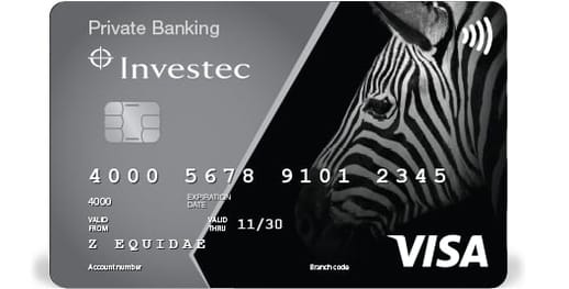 Investec Visa card