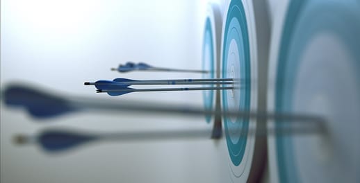 Arrows in a target board