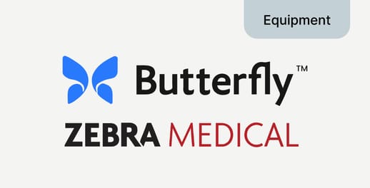 Butterfly zebra medical logo