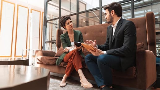 Colleagues in a meeting