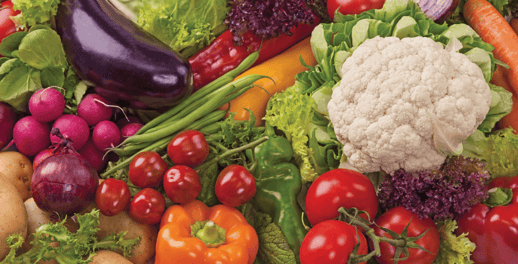 Selection of vegetables