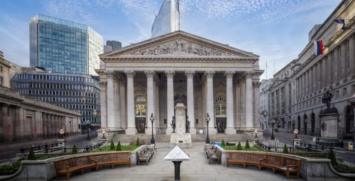 The old London Stock Exchange building