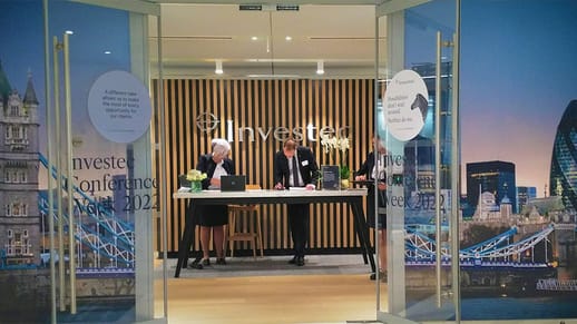 Investec Best Ideas Conference 2022 entrance