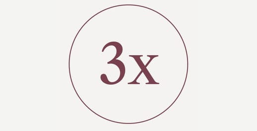 3 times