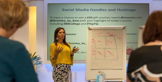 Investec beyond business social media presentation
