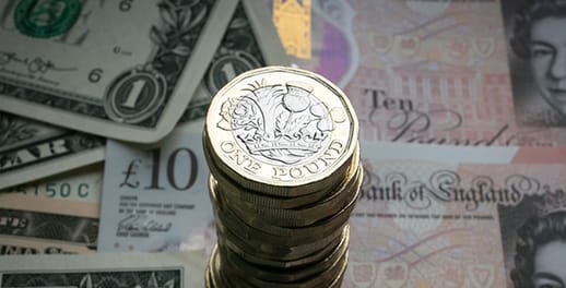 Brexit impact on the pound sterling