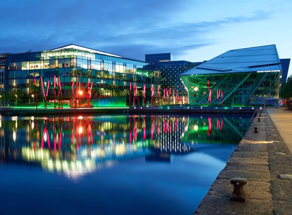 Grand Canal Theatre building grand canal, Dublin
