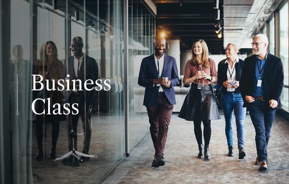 Business Class banner