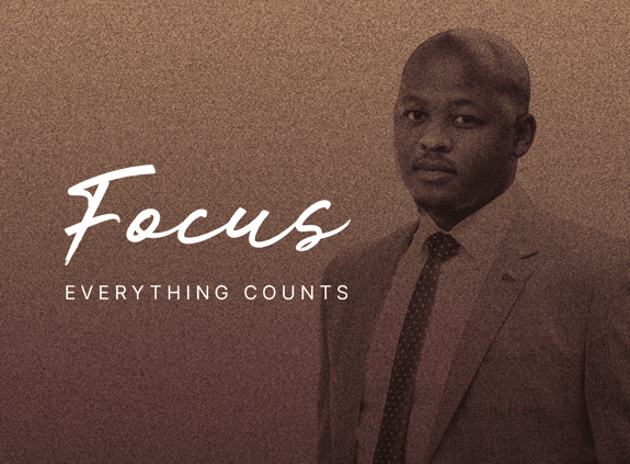 Everything Counts series banner - Motheo Khoaripe
