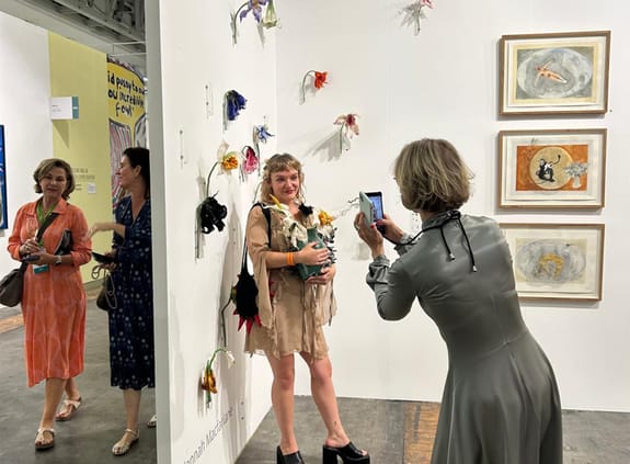 Investec Cape Town Art Fair 2025 flowers as art