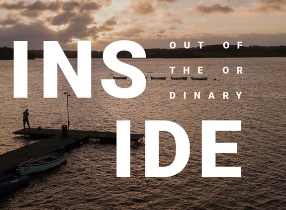 Inside out of the ordinary documentary series: man fly fishing