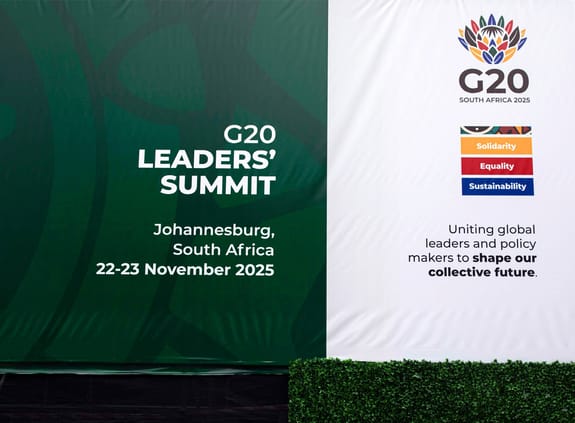 G20 South Africa banner