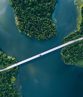 Bridge over water