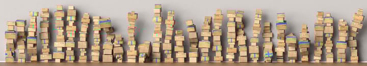 Online shopping boxes