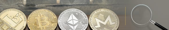 Various cryptocurrency coins