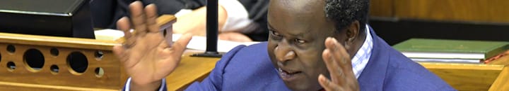 Finance minister Tito Mboweni
