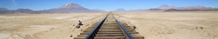 End of the railroad track