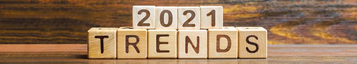wooden building blocks showing 2021 trends