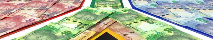 South African rands