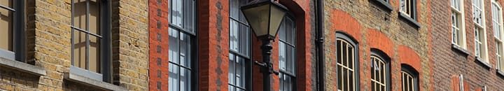 Brick terraced housing