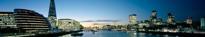 London night time skyline
