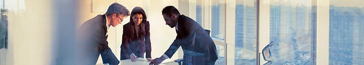 Female leader in a meeting