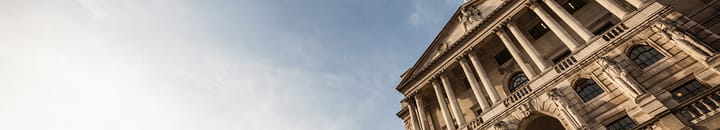 Bank of England angled shot