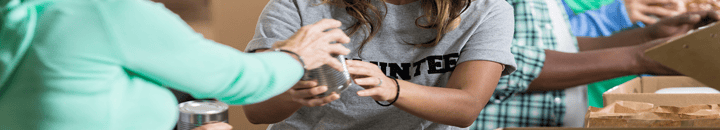 food bank volunteers 