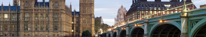 Houses of Parliment and bridge to the side
