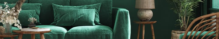Green stylish sitting area