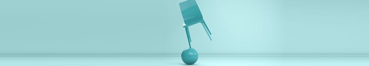 Balancing a chair on a ball