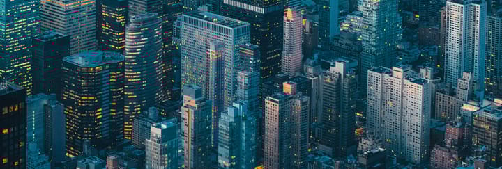 City skyscrapers