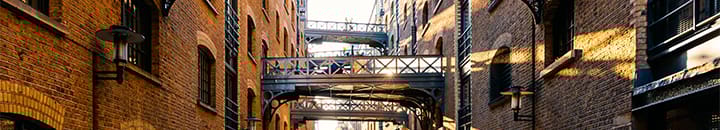 Multiple walkways across two buildings
