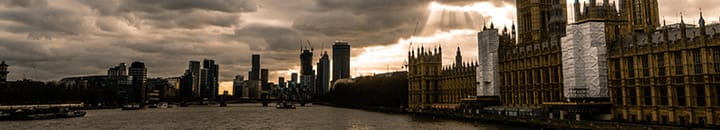 Thames with houses of parliment to the side