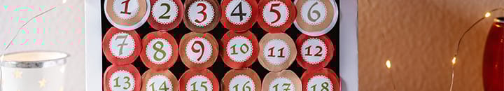 home made advent calendar