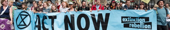 Extinction Rebellion is one example of an organsation putting pressure on companies.