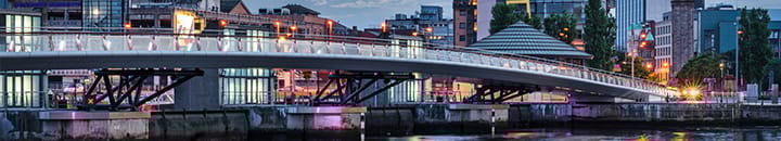 Lagan Bridge Waterfront, Belfast, Northern Ireland, UK